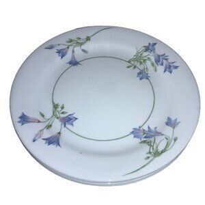 Corelle Blue Dusk Floral Bread and Butter Dessert  Plates Lot of 4